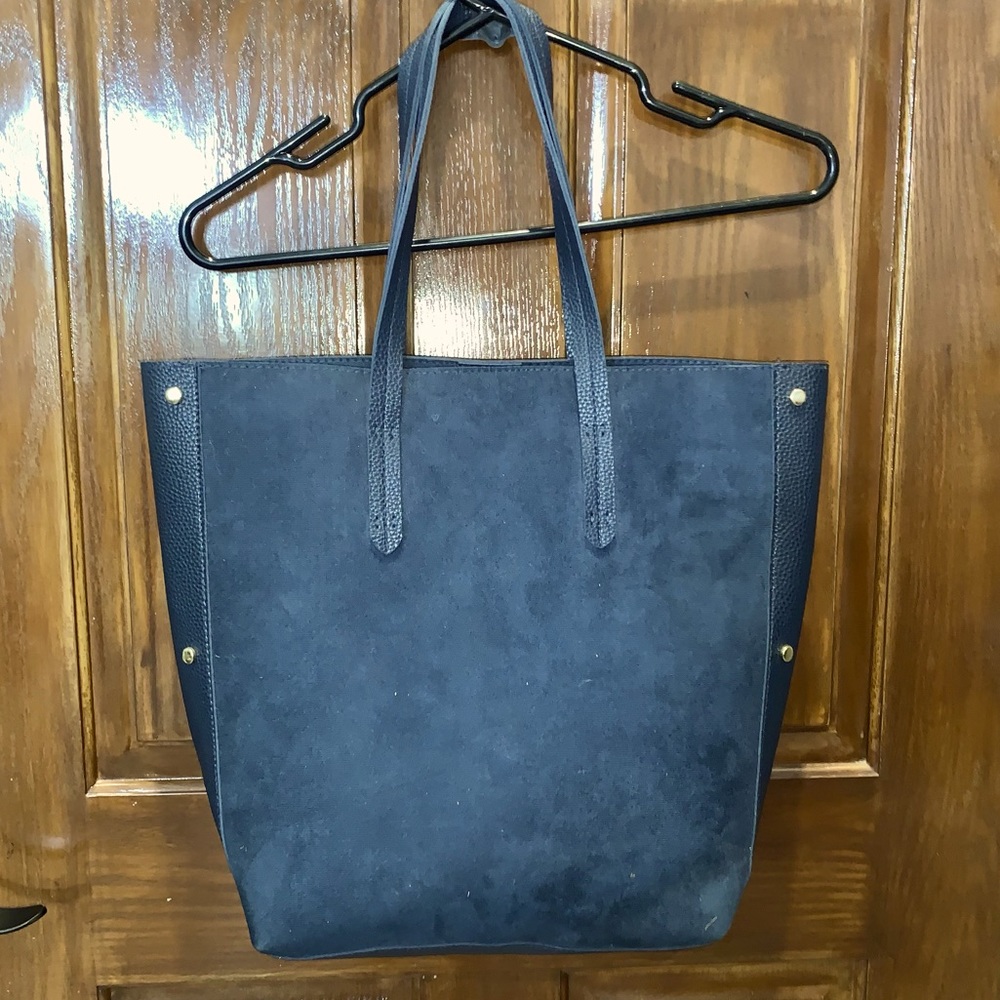 💙 Blue Suede Tote Bag